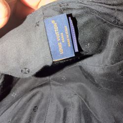 Black Louis Vuitton Hat 