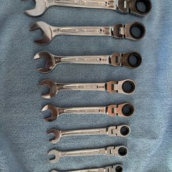 Mac Tools Flex Head Ratcheting Sae Wrench Set 