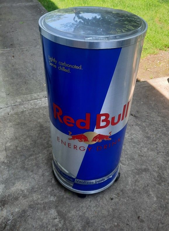 Red Bull cooler on wheels - $85