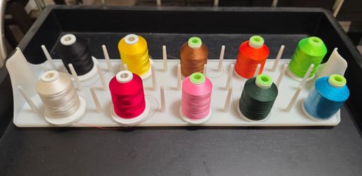 Machine Embroidery Thread Lot + Thread Rack – Robison-Anton & Coats & Clark
