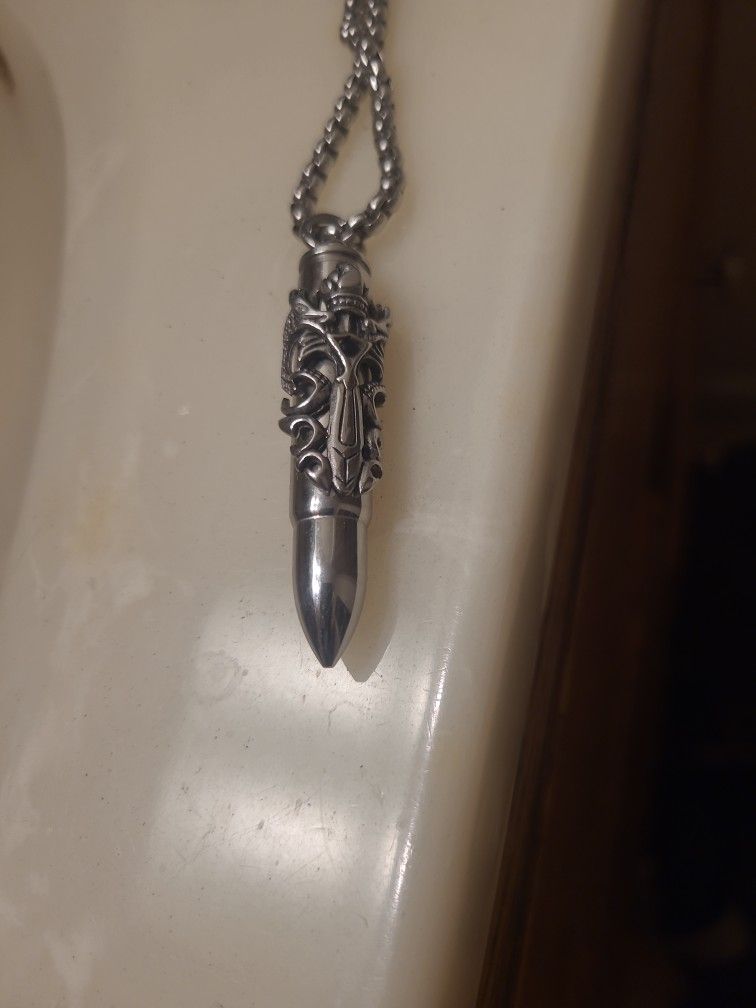 Bullet Urn Nechlace