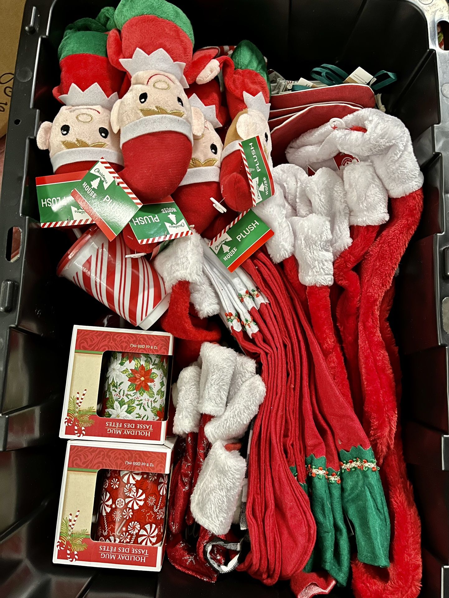 Tub Of Christmas Items