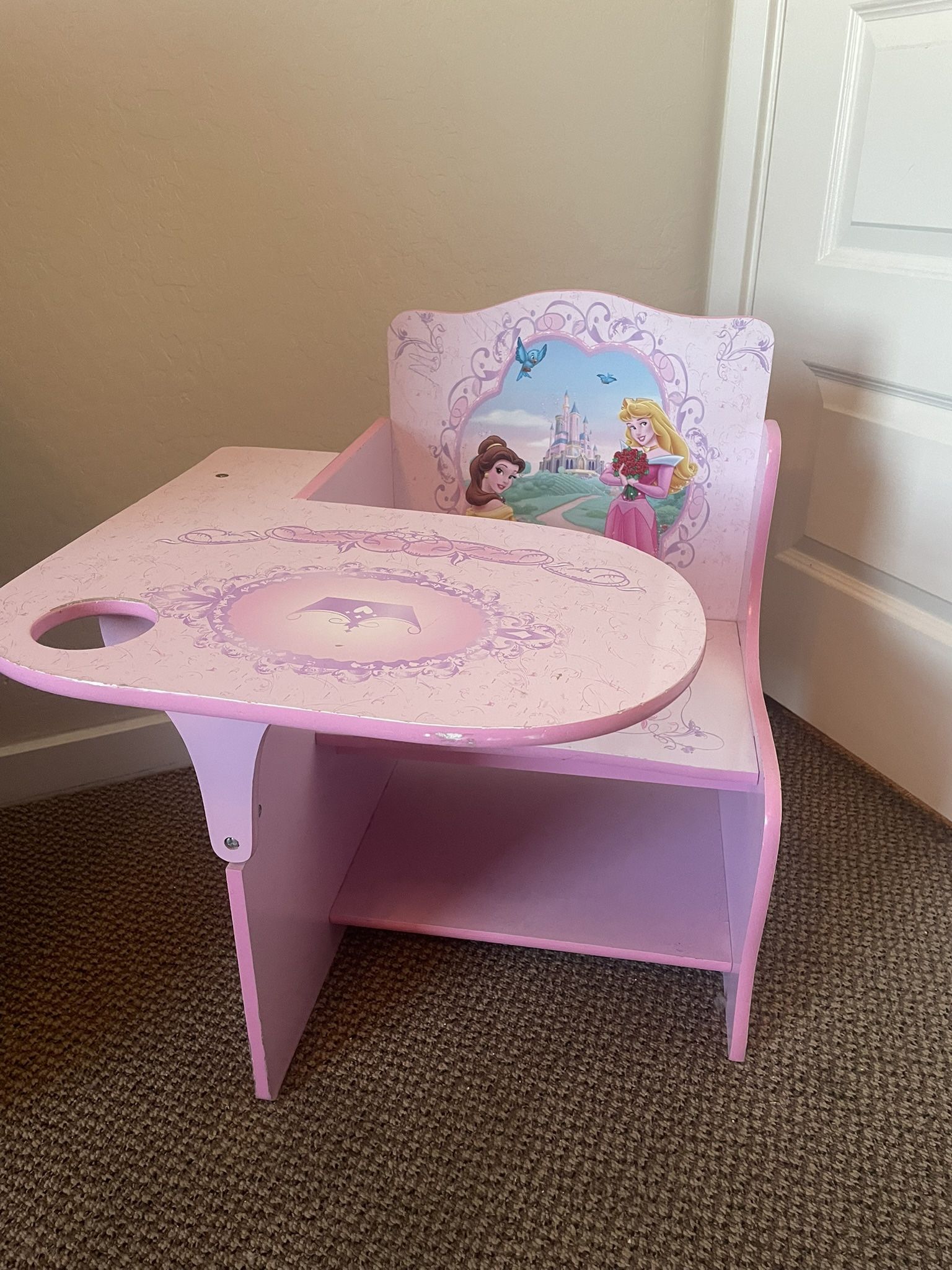 Disney Princess Craft/storage Desk Chair