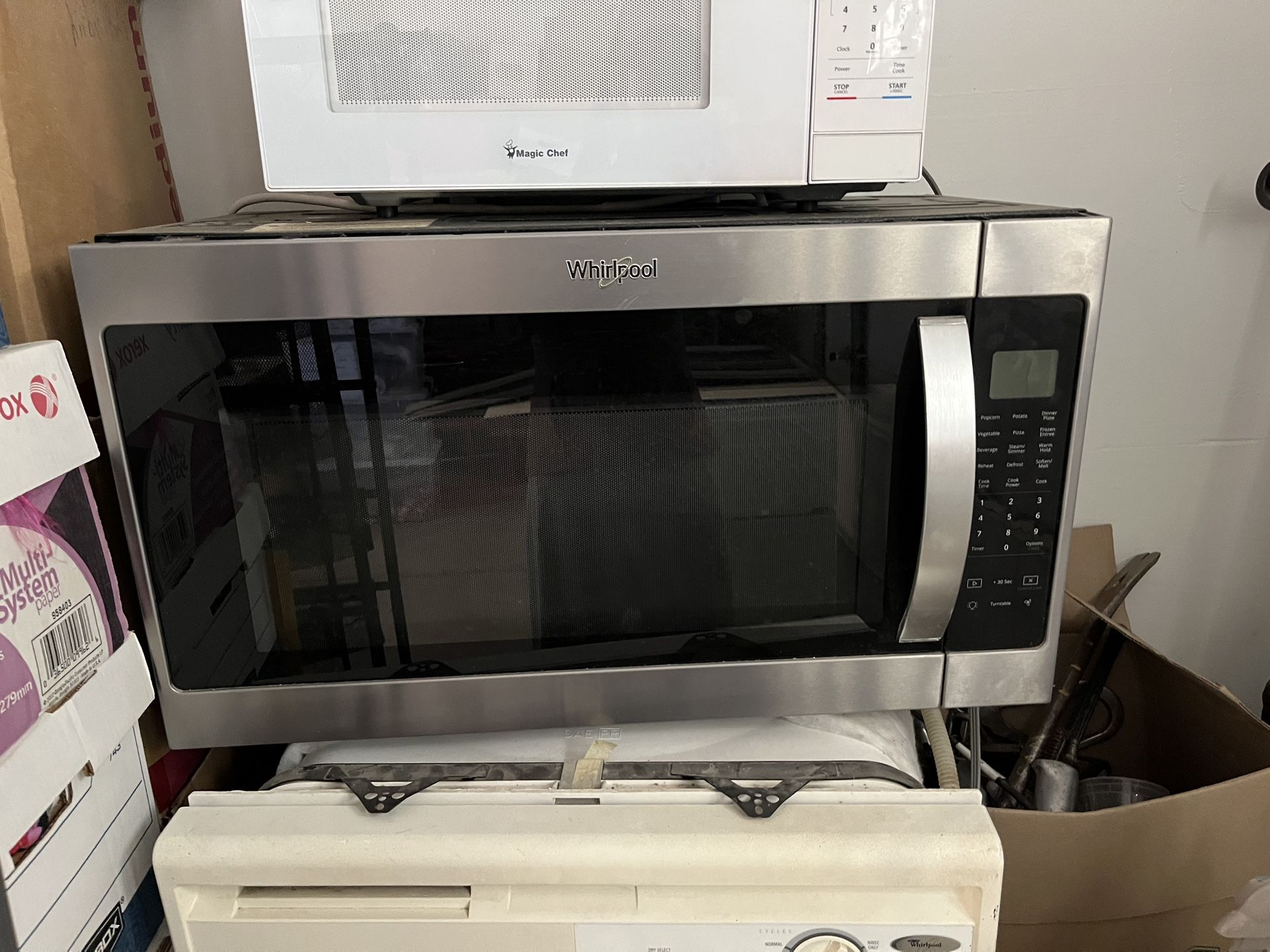 Over range microwave