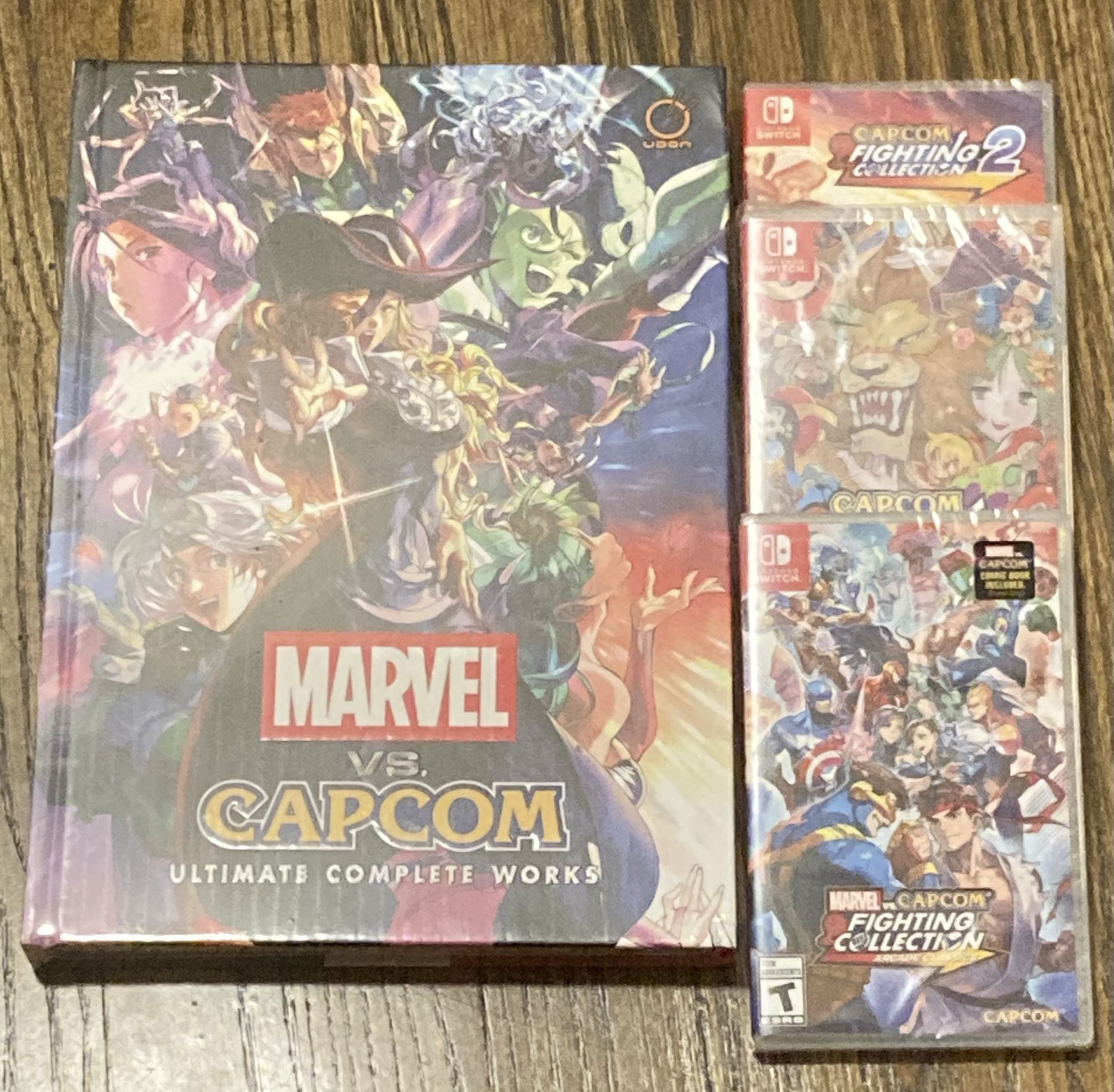 Marvel VS Capcom Collection Ultimate Complete Work Deluxe Edition 25 Game Art Hc
