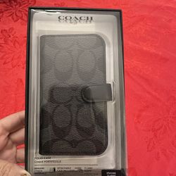 Coach iPhone 12 Mini Folio Case
