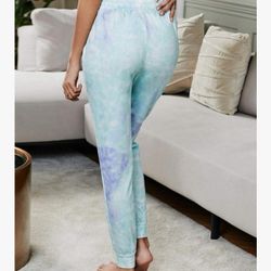 Women Casual Drawstring Elastic Waist Jogger Pants with Pockets, Tie Dye Printed,  Size Large NEW.

3 stocks left 

Elasticity INCH: Size Large
Waist: