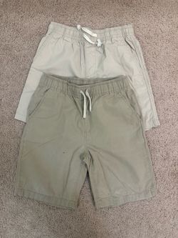 2 Pairs Boys Khaki Shorts Size 10 – Gap Kids & Children’s Place
