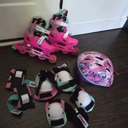 Roller Skates. Fits Kids Size Up To 13