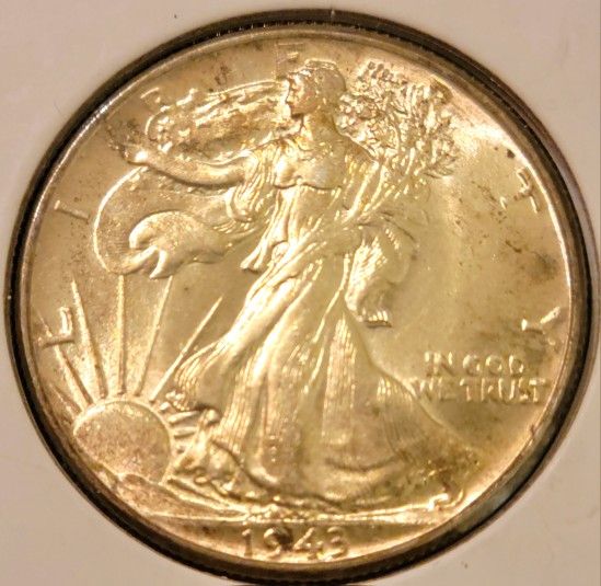 Lot Of 4 Choice Gem UNC Walking Liberty Half Dollars 