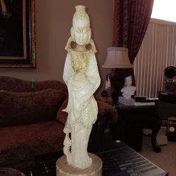 Beautiful Carved Stone Chinese Statue