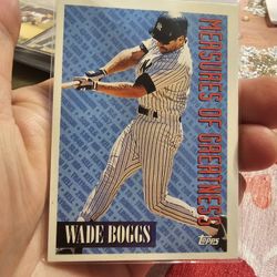 Wade Boggs New York Yankees Baseball Cards Lot 