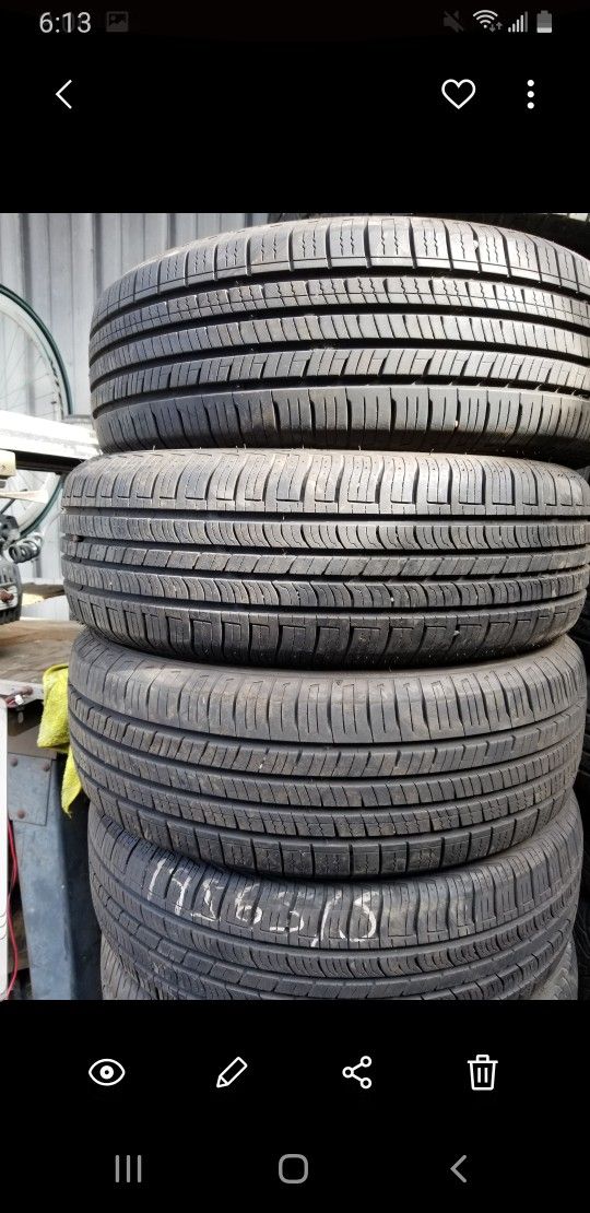 Verdo 4 Llantas usadas 195 65 15 Par Y Par