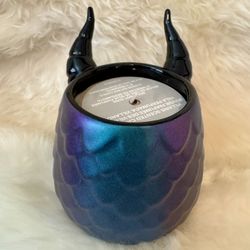 DISNEY VILLAINS MALEFICENT Official COLLECTIBLE OMBRÉ CANDLE NEW! Halloween
