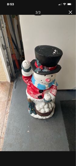 Snowman Christmas Holiday Decoration Figurine