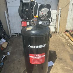 Husky 60 Gal. 3.7 HP 1-Phase 175 PSI Oil Lubed Belt Drive Stationary Electric Air Compressor