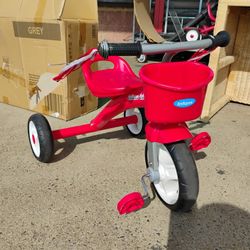 Toddler's red trike