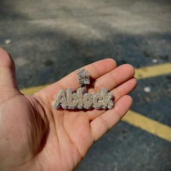 Bling Bling Flooded Customizable Name Pendants!!