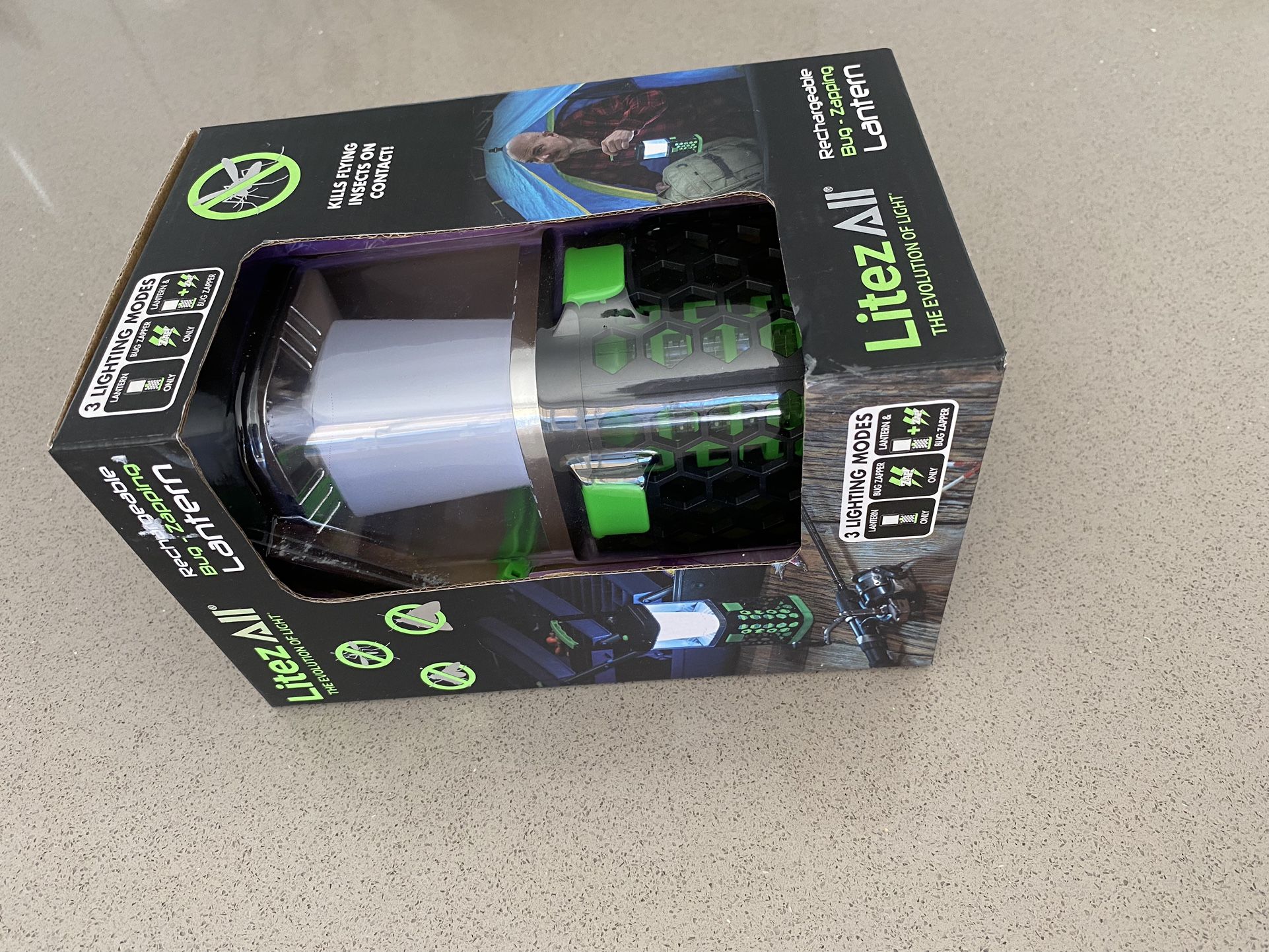 L024228: Combo Lantern-Bug Zapper/USB Rechargeable