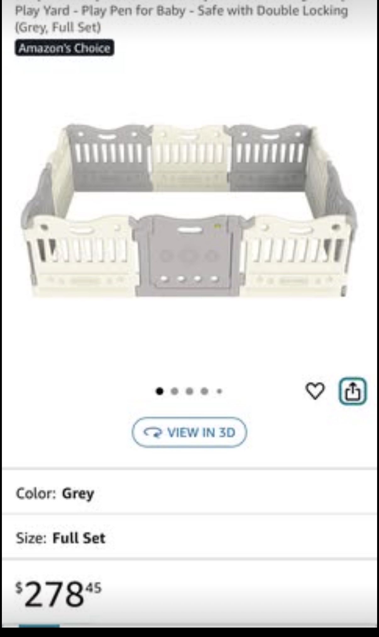 Baby Care Play Pen and Baby Care Mat