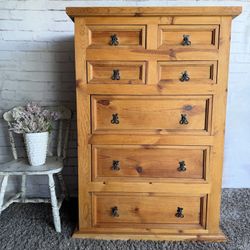 Awesome Pine Solid Wood Gorgeous Sturdy Dresser
