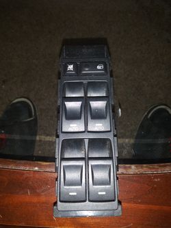 Driver door window switch