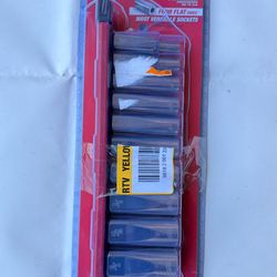 Milwaukee 10PC 3/8” Drive Deep Well Socket SAE
