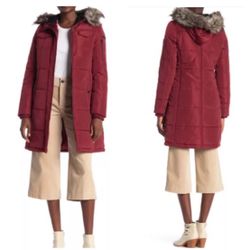 Lucky Brand Missy Faux Fur Hooded