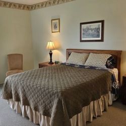 Queen Bed with headboard, frame and mattress 