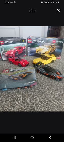 Lego Speed Champions Race Cars Bundle (4)