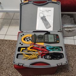 Three phase power clamp meter