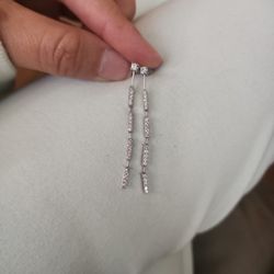 Retes 14k Oro blanco