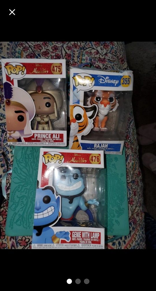 Aladdin Funko Pops