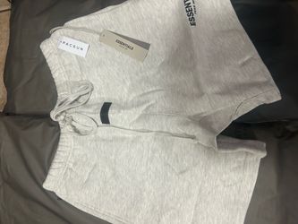 Light grey ess shorts