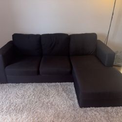 Sectional Black Couch