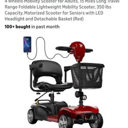 Mobility Scooter New  350.00  With Warantee  Up To 350 Pounds