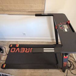 Urevo 2-in-1 Folding Treadmill