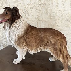 Large Collie Dog 🐕 Statue - Lassie