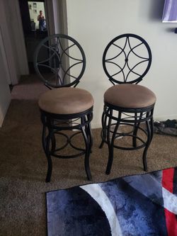 Swivel High Chairs 40.00 For Both Metal