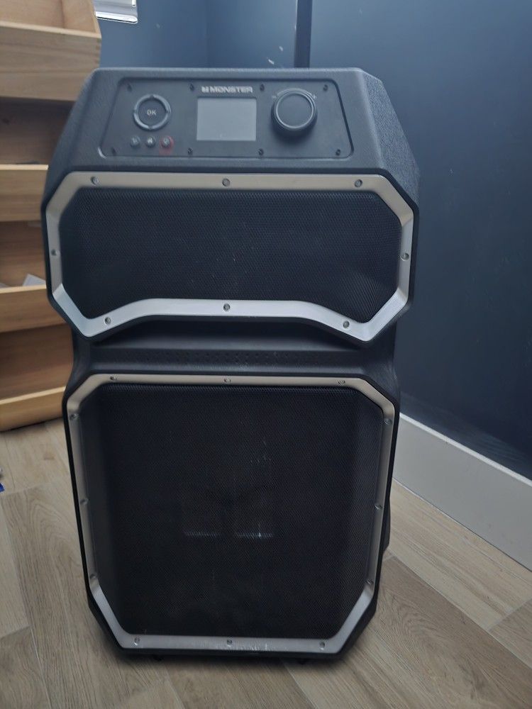 Monster Rockin' Roller X Portable Bluetooth Speaker for Indoor/Outdoor Use