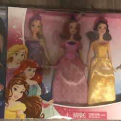 7 Disney princess dolls (NEW)