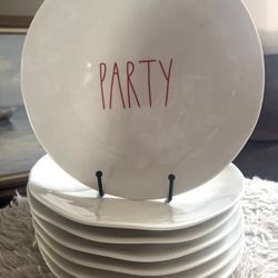 Large melamine plates Rae Dunn collection✨🎉🍾🎊🥳