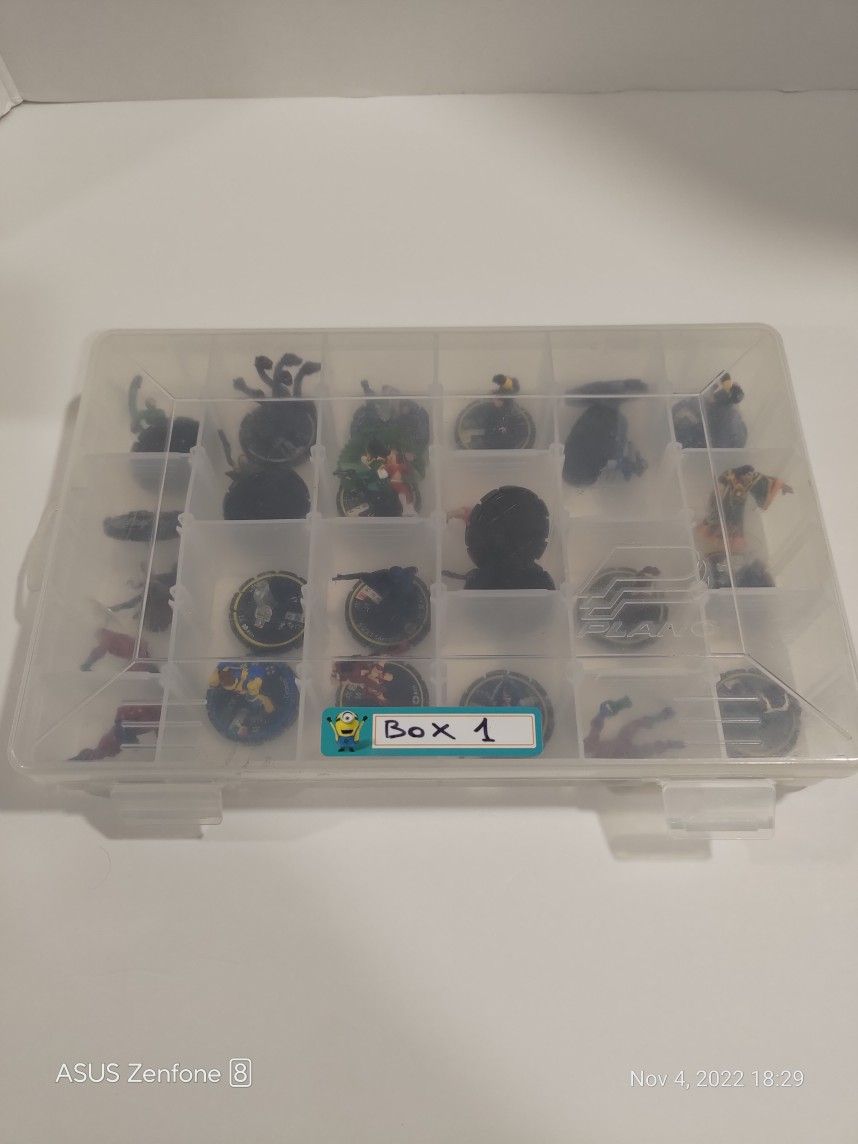 Heroclix Mini Figures - Action Figures - BOX 1