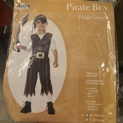 Pirate Boy Costume, Medium