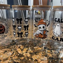 Homemade Halloween Glasses