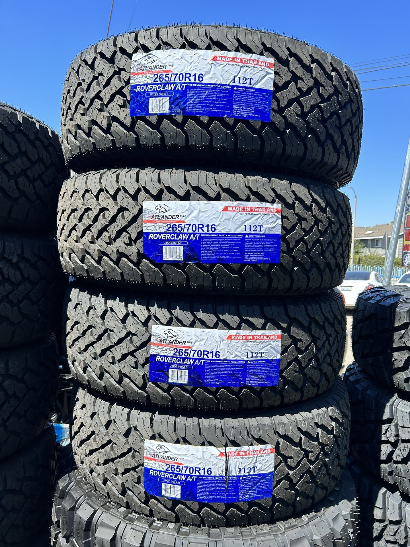 265/70R16 Atlander Roverclaw All Terrain Set of brand new tires ...