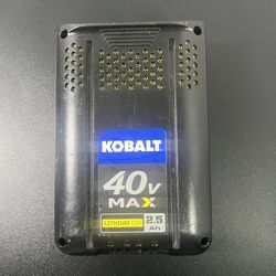 OEM Kobalt 40V MAX KB 245-06 2.5Ah Lithium Ion Battery Pack Only No Charger 