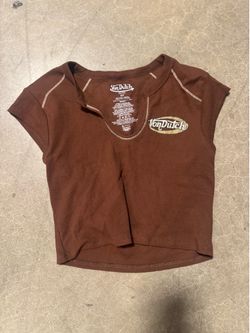 Von Dutch cropped t shirt