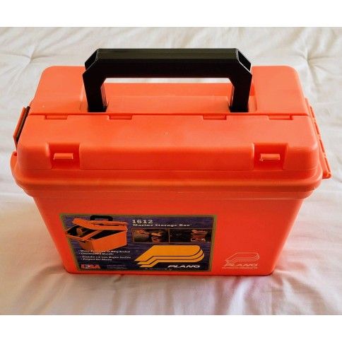 Plano Deep Dry Storage Marine Tackle Field Box with Removable Tray