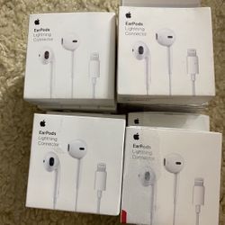 Apple EarPods With Lightning Connector Wired Headphones - Pair Of 2